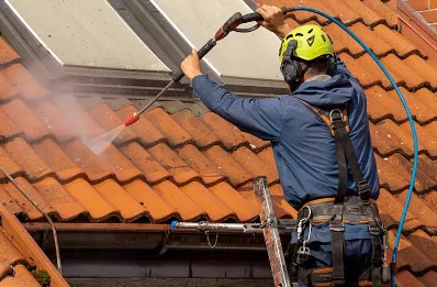 Démoussage et hydrofuge de toiture à Chambonas
